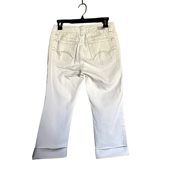 Bandolino Blu White Denim Capri Pants Size 6 Petite - Picture 2 of 4